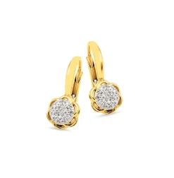 Ohrringe mit Diamanten