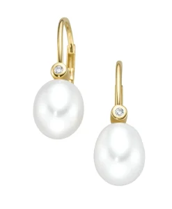 Ohrringe mit Süßwasser-Zuchtperlen