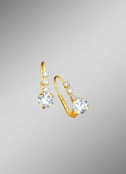 Ohrringe mit synth. Zirkonia