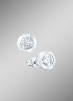 Ohrstecker aus Weißgold