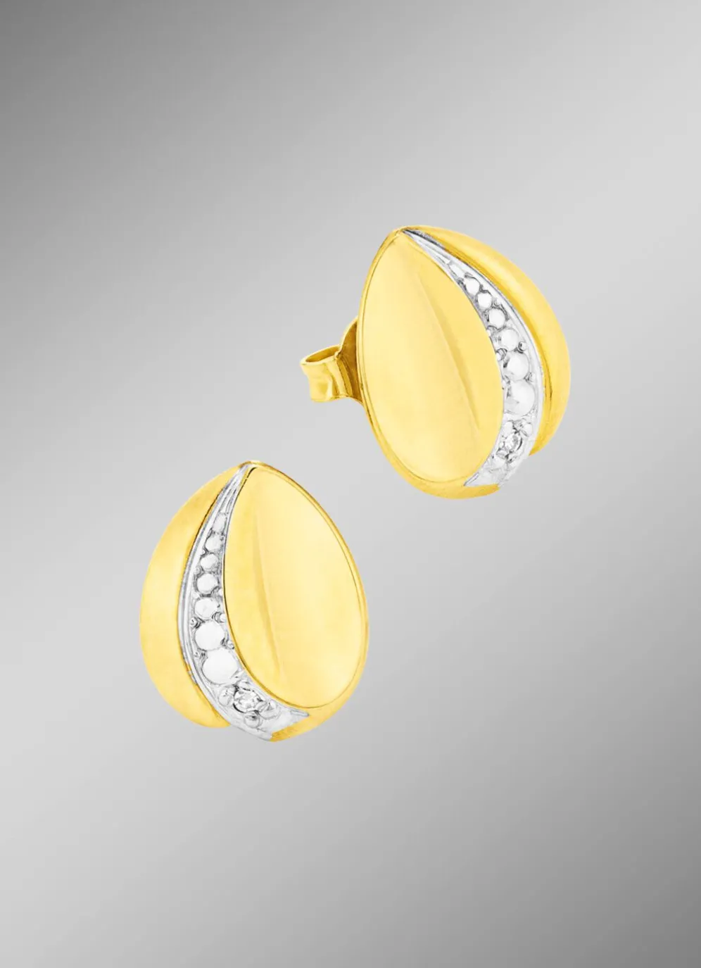 Ohrstecker in Bicolor