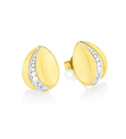 Ohrstecker in Bicolor