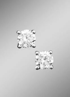 Ohrstecker in Weißgold mit Brillant