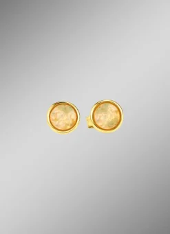 Ohrstecker mit echt Feueropal