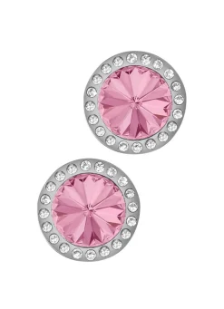 Ohrstecker mit Swarovski®-Kristallen in Pink