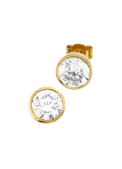 Ohrstecker mit synth. Zirkonia