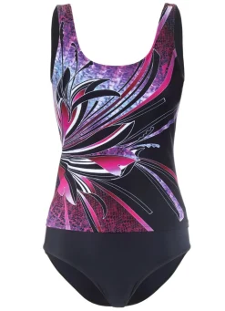 Pacific Fashion Tankini mit platziertem Druckdessin und Softschalen