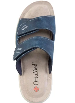 Pantolette mit Glitzersteinchen