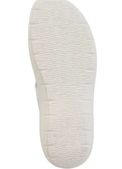 Pantolette mit glänzendem Schmuck