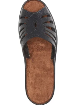 Pantolette mit Zierlochung