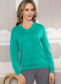 Pima-Pullover in Feinstrick