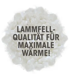 Plüsch-Hausschuhe in Wildleder-Optik