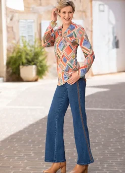 Poloshirt mit angedeuteten Pattentasche