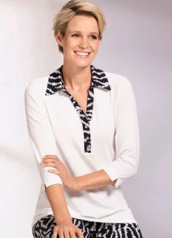 Poloshirt mit Kontrastverarbeitung