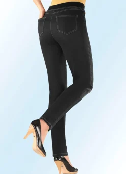Power-Stretch-Jeans in Schlupfform