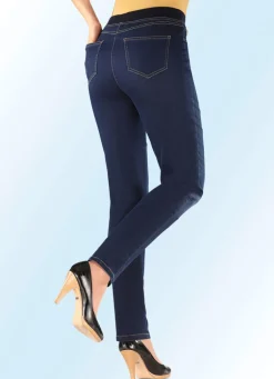 Power-Stretch-Jeans in Schlupfform