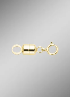 Praktische Magnetschließe aus Gold