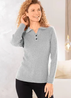 Pullover aus Bouclégarn