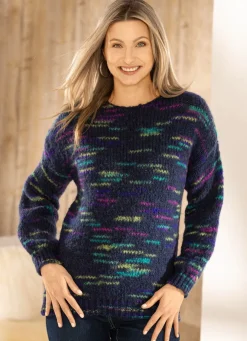 Pullover aus Effektgarn