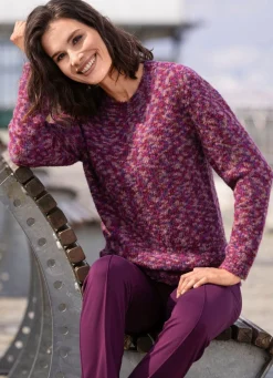 Pullover aus hochwertigem Bouclégarn