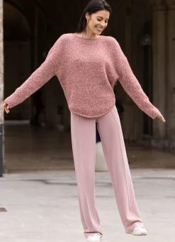 Pullover aus Melangegarn