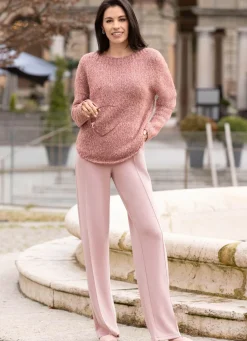 Pullover aus Melangegarn