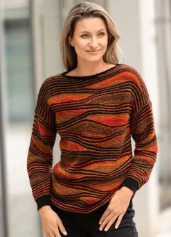 Pullover in aufwendigem Dessin