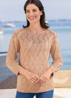 Pullover in aufwendigem Mustermix