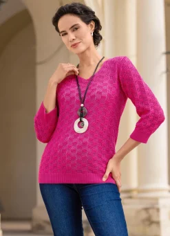 Pullover in ausgefallenem Mustermix