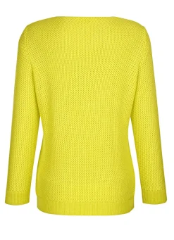 Pullover in dekorativer Struktur
