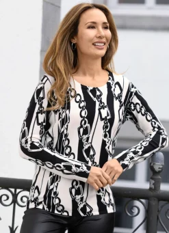 Pullover in Feinstrick