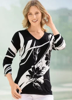 Pullover in Feinstrick