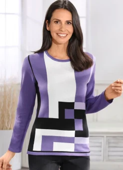 Pullover in Feinstrick