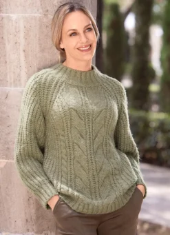 Pullover in flauschig weichem Grobstrick