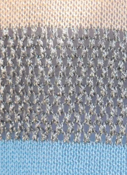 Pullover in Garnmix mit Glanzeffekt