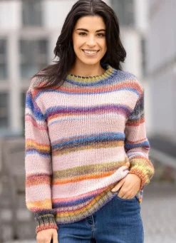 Pullover in Grobstrick