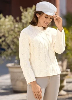 Pullover in Grobstrick