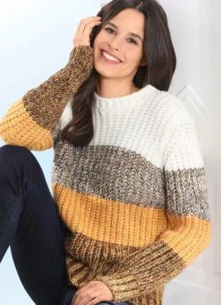 Pullover in Grobstrick