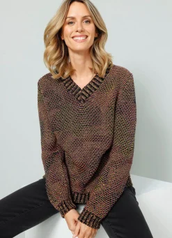 Pullover in Grobstrick