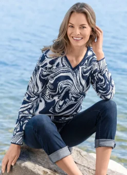 Pullover in Jacquard-Dessin