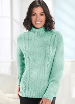 Pullover in Reiskornstrick