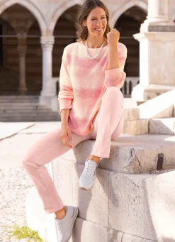 Pullover in Reiskornstrick