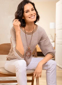 Pullover in Ringeldessin