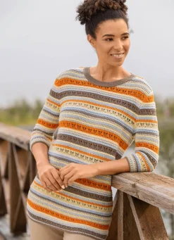 Pullover in Ringeldessin