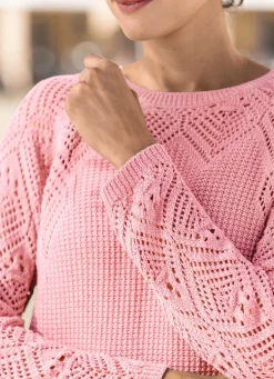 Pullover in Strickmix