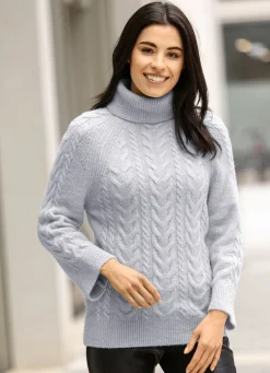 Pullover in Strukturmix