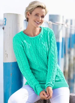 Pullover in Strukturmustermix