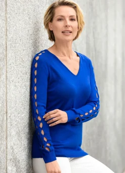 Pullover in weicher leicht glänzender Qualität