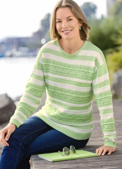 Pullover mit Alloverringeln