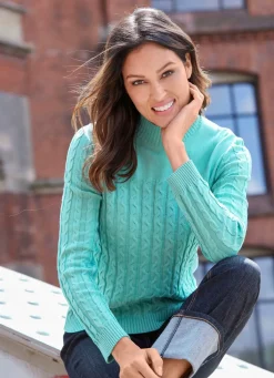 Pullover mit dekorativem Zöpfchendessin